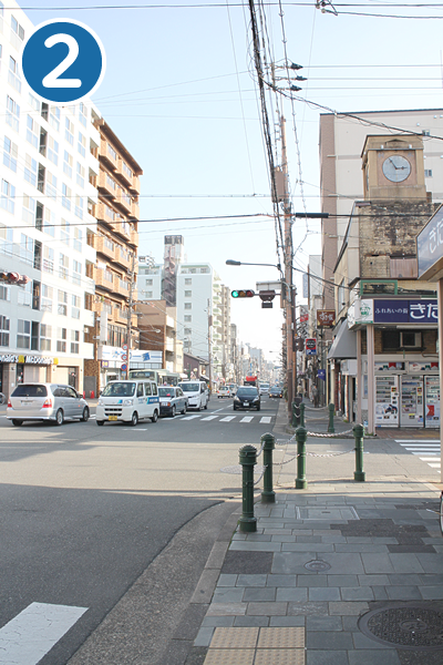 「千本中立売」バス停からの道順2